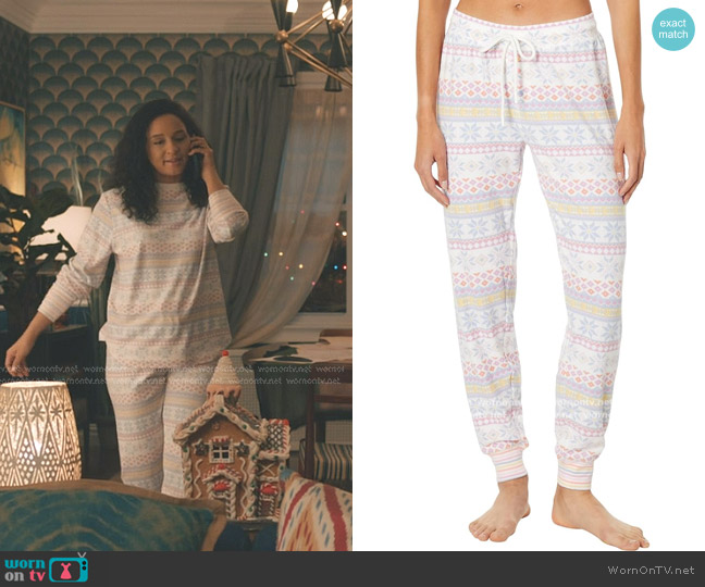 PJ Salvage Loungewear Nordic Nights Jammie Pant worn by Kaya Blanke (Carra Patterson) on Elsbeth