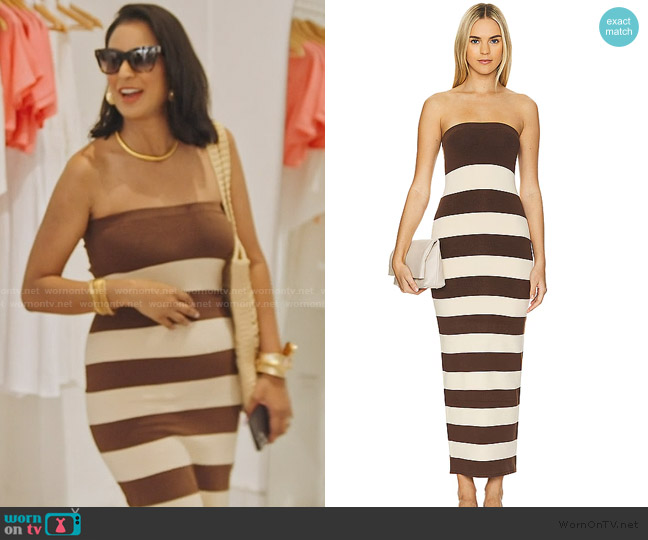 Posse Theo Dress worn by Jessel Taank on The Real Housewives of New York City