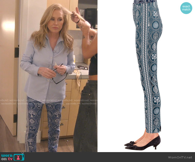 Gretchen Scott Pull On Pants in Circle of Love worn by Kathy Hilton on The Real Housewives of Beverly Hills