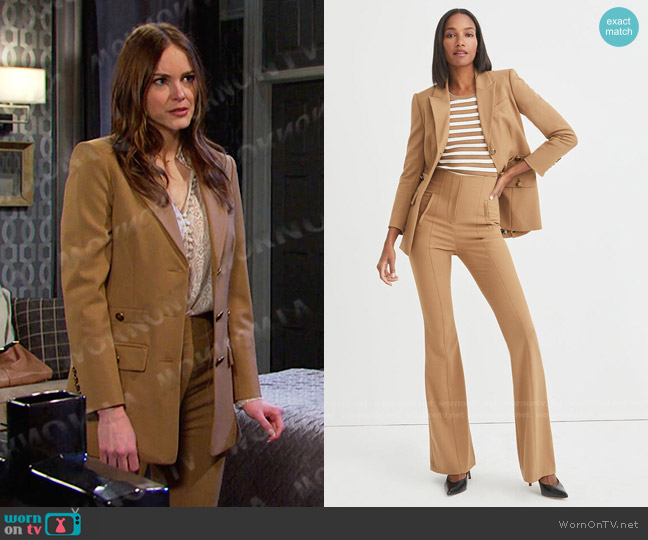 Veronica Beard Terre Dickey Jacket worn by Stephanie Johnson (Abigail Klein) on Days of our Lives