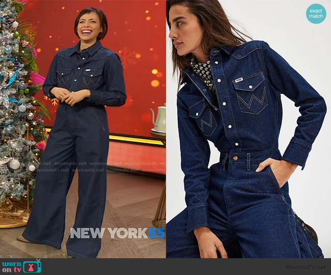Wrangler Trouser Coverall worn by Pilar Valdes on The Drew Barrymore Show