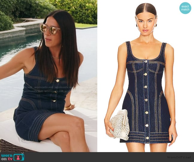 Acler Valleybrook Mini Dress worn by Rebecca Minkoff on The Real Housewives of New York City