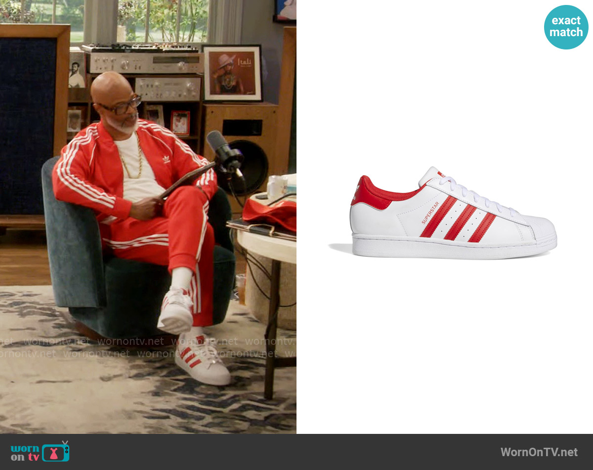 Adidas Superstar Sneakers worn by Poppa (Damon Wayans) on Poppas House