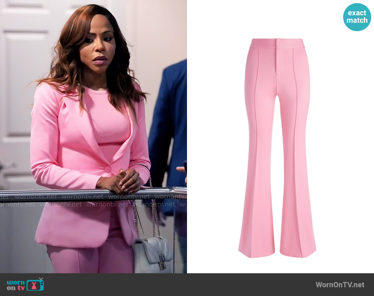 Alice + Olivia Danette Pants worn by Andrea Barnes (Kj Smith) on Tyler Perrys Sistas
