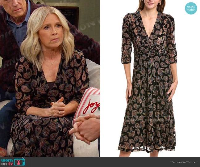 Ba&Sh Remy Dress worn by Jennifer Horton (Melissa Reeves) on Days of our Lives