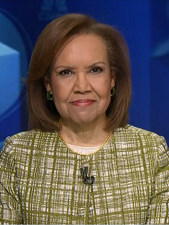 Bertha Coombs’s green tweed jacket on NBC News Daily