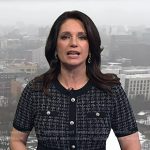 Maria’s black tweed mini dress on Today