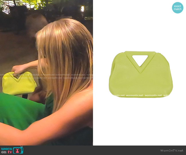 Bottega Veneta Point Bag Small worn by Heather Gay on The Real Housewives of Salt Lake City