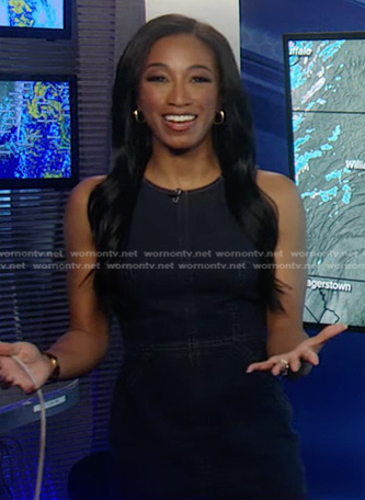 Brittany’s sleeveless denim dress on Good Morning America