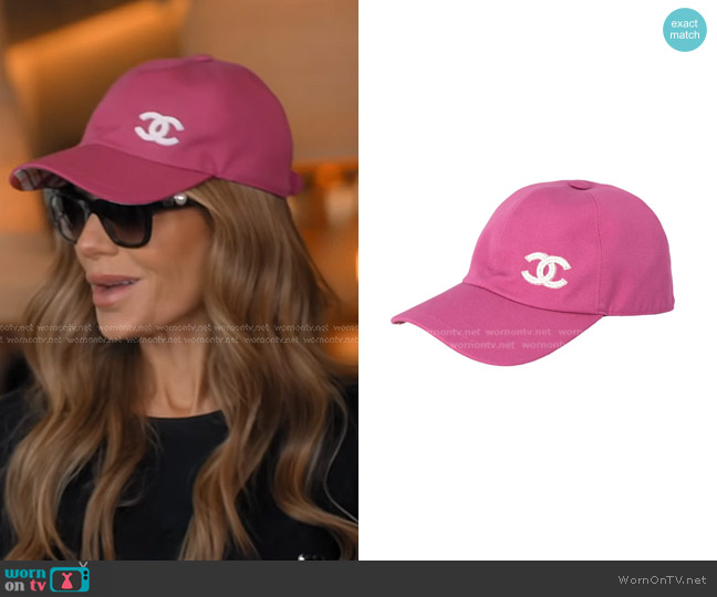 Chanel Cruise Collection Baseball Cap worn by Dorit Kemsley on The Real Housewives of Beverly Hills