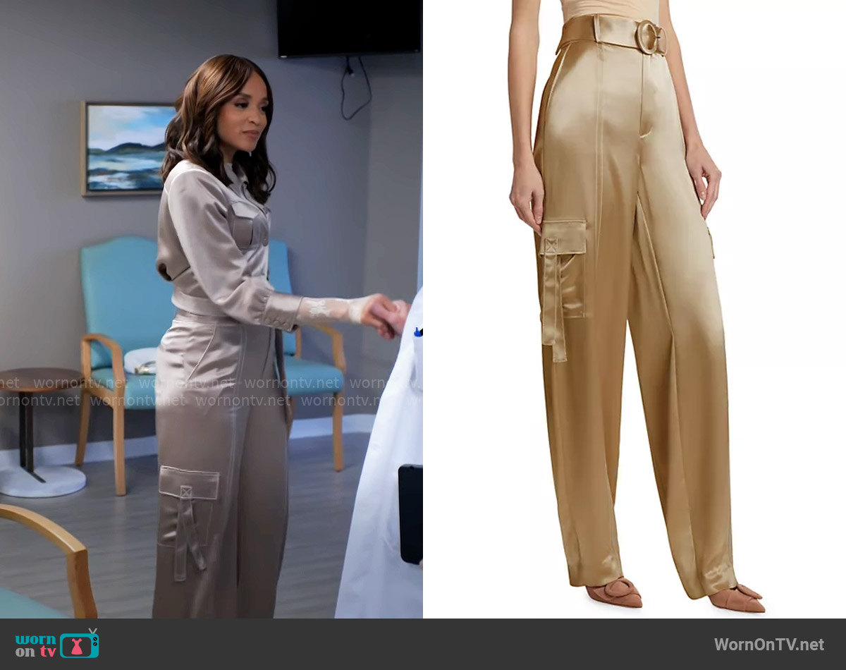 Cinq a Sept Jenson Pants worn by Penelope (Stal Stowers) on Tyler Perrys Sistas