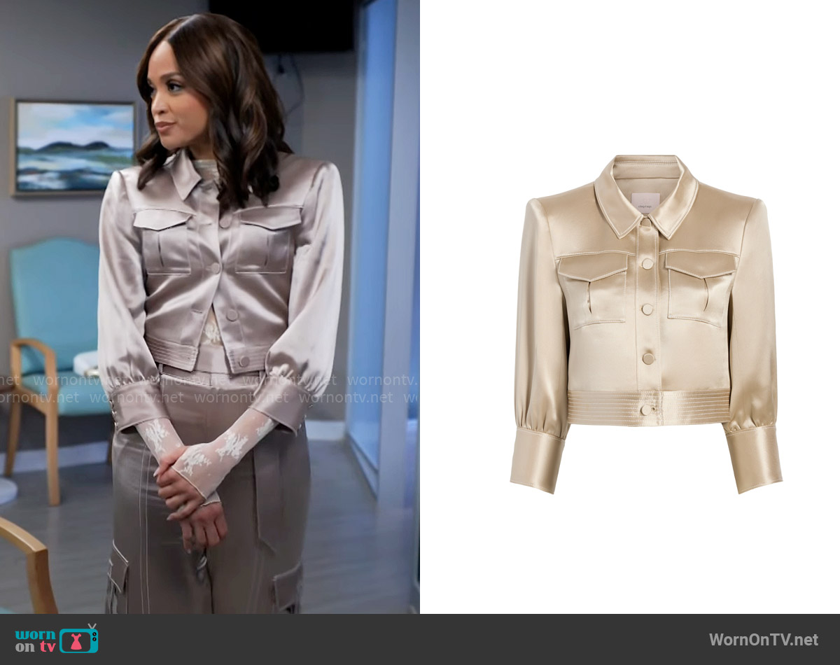 Cinq a Sept Jenson Jacket worn by Penelope (Stal Stowers) on Tyler Perrys Sistas