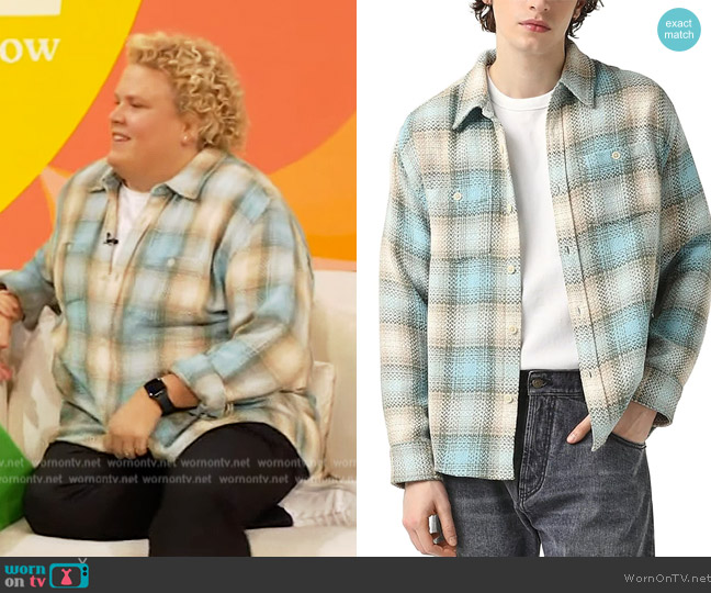 Corridor Acid Plaid Lake View Shirt worn by Fortune Feimster on The Drew Barrymore Show