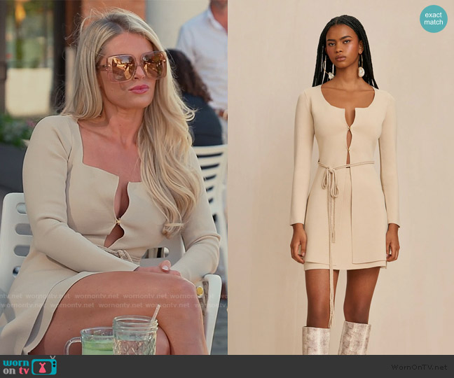 Cult Gaia Dennie Knit Cardigan worn by Madison LeCroy on Southern Charm