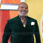 David Alan Grier’s green velvet blazer on Today