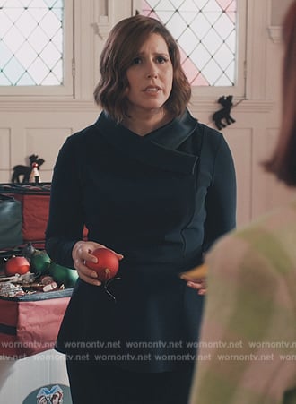 Deedee’s peplum Top on Elsbeth