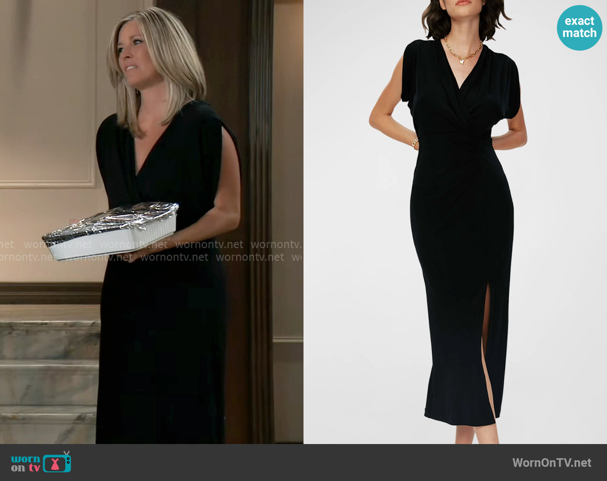 Diane von Furstenberg Williams Dress worn by Carly Spencer (Laura Wright) on General Hospital