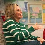 Dylan’s green striped sweater on Today
