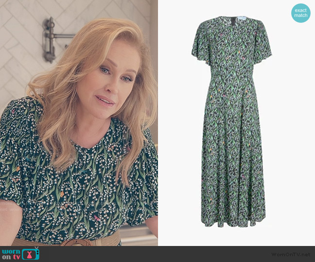 Hill House Home The Dominique Dress worn by Kathy Hilton on Paris and Nicole The Encore