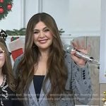 Hillary Scott’s grey embellished suit on Today
