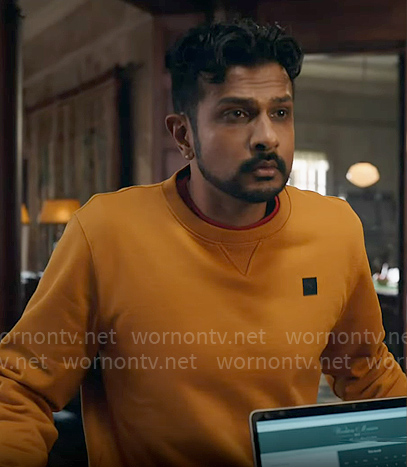 Jay’s orange sweatshirt on Ghosts