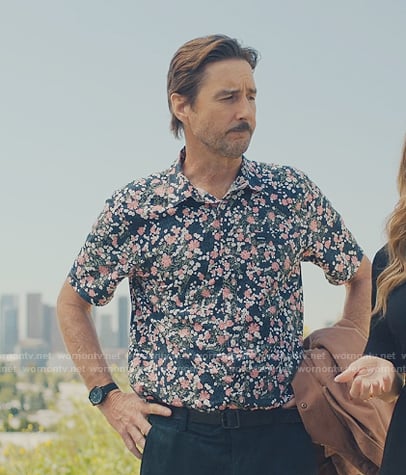 JD’s floral print shirt on No Good Deed