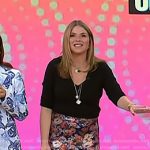 Jenna’s sequin floral skirt on Today