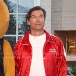 Jerry’s red Mick Jagger jacket on The Talk