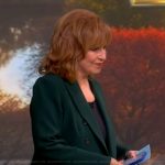 Joy’s green double breasted blazer on The View