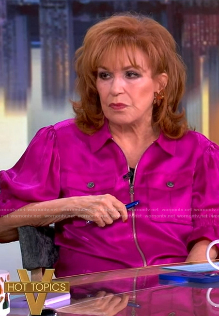 Joy’s pink utility jacket on The View