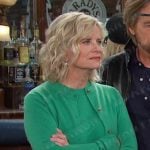 Kayla’s green cardigan on Days of our Lives
