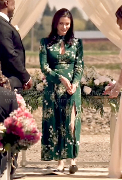 Lois’s green floral dress on Superman and Lois