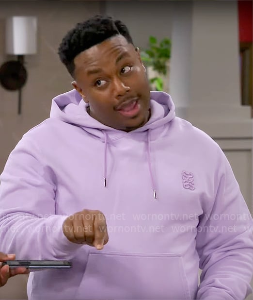 Marty’s purple hoodie on The Neighborhood