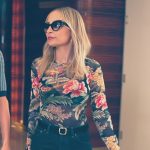 Nicole’s floral print mesh top on Paris and Nicole The Encore