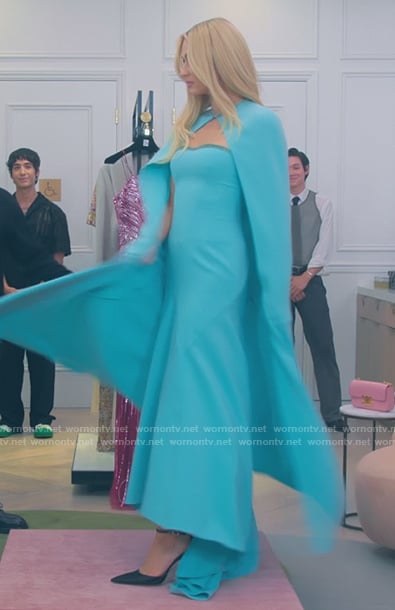 Paris’s beaded trim gown on Paris and Nicole The Encore