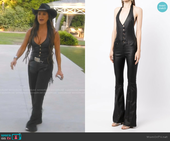 Retrofete Cynthia Jumpsuit worn by Kyle Richards on The Real Housewives of Beverly Hills