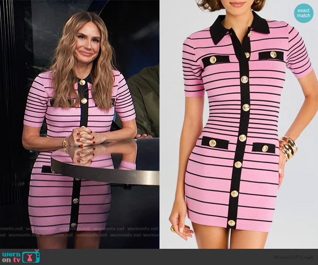 Retrofete Kierston Dress worn by Keltie Knight on E! News