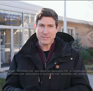 Sam Brock’s black hooded jacket on Today
