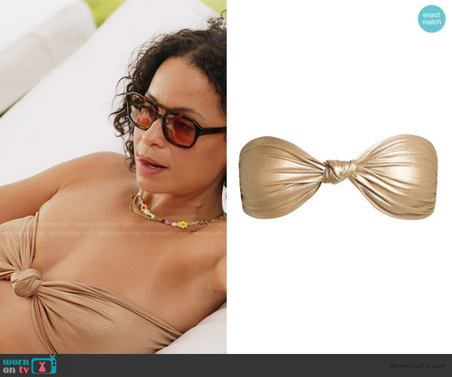 Sara Cristina Marina Bikini Top worn by Sai De Silva on The Real Housewives of New York City