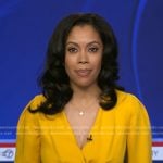Shirleen’s yellow wrap dress on Good Morning America