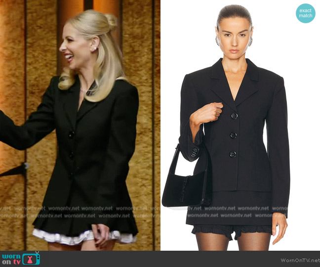 Shushu/Tong Waist Jacket worn by Sarah Michelle Gellar on Live with Kelly and Mark