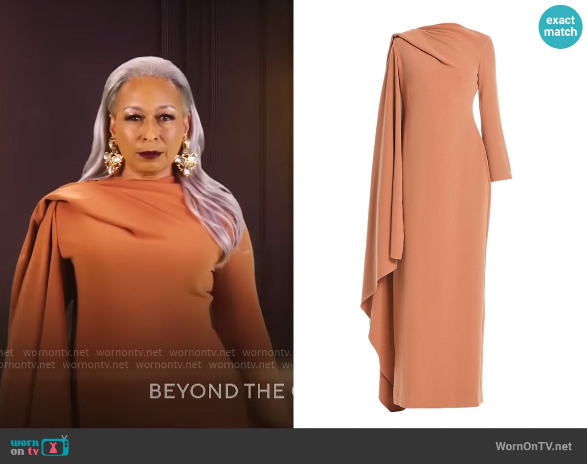 Solace London Lydia Maxi Dress worn by Anita Dupree (Tamara Tunie) on Beyond the Gates