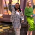 Whoopi’s floral denim overalls on The View