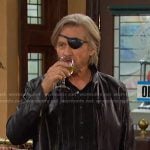 Steve’s black leather zip jacket on Days of our Lives