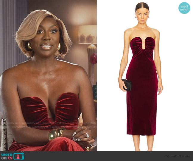ASTR the Label Arista Dress worn by Wendy Osefo on The Real Housewives of Potomac