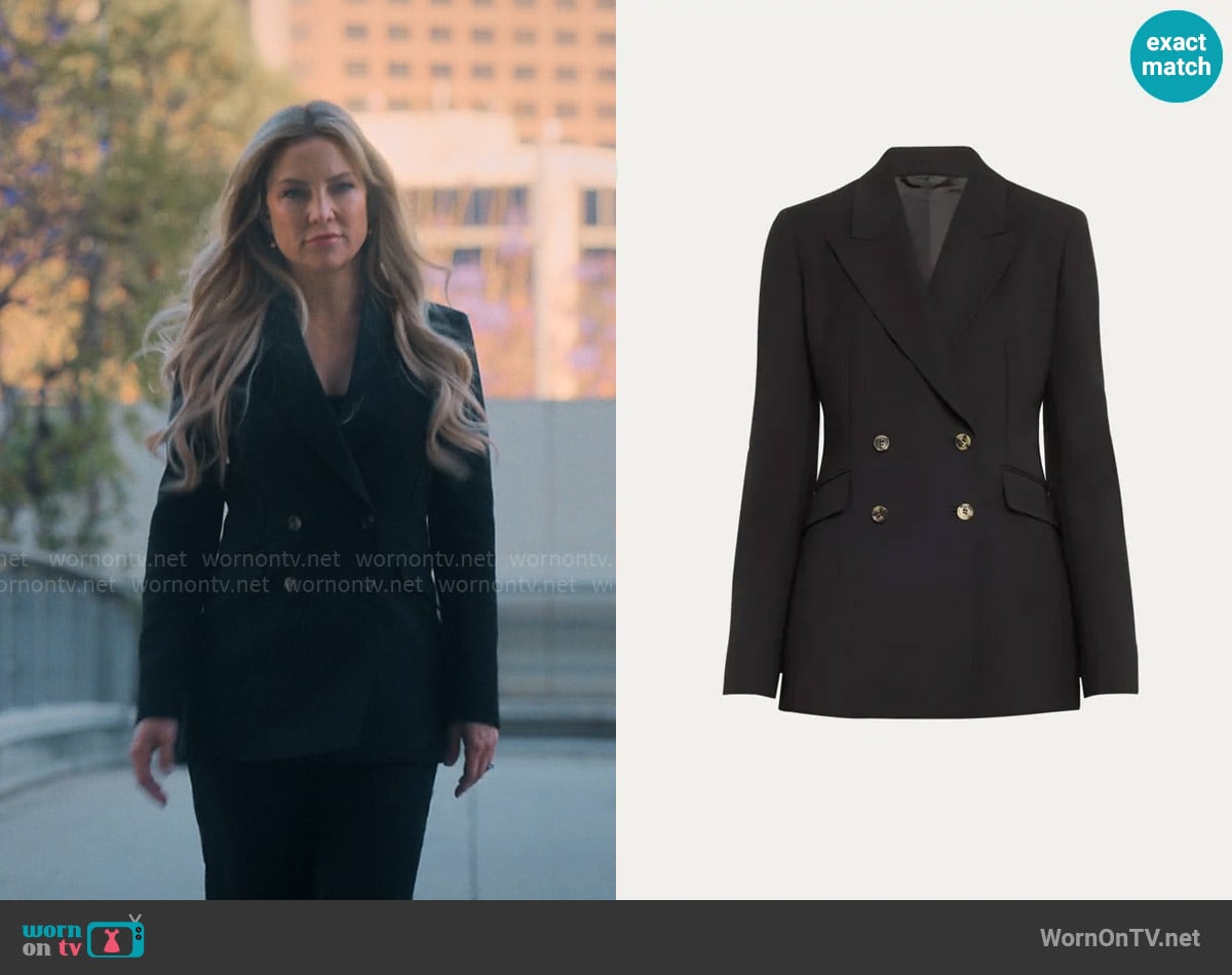 Gabriela Hearst Angela Blazer worn by Isla Gordon (Kate Hudson) on Running Point