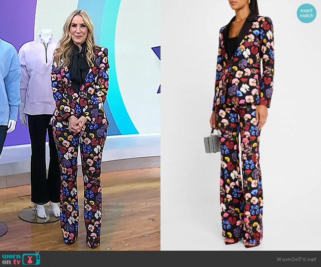 WornOnTV: Chassie’s floral blazer and pants on Today | Chassie Post ...