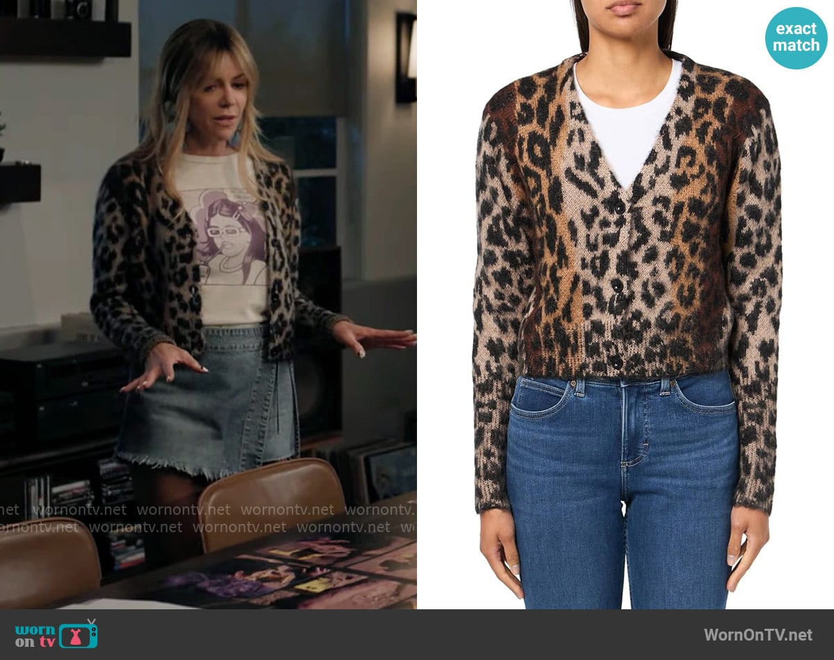 All Saints Wick Lex Cardigan worn by Morgan Gillory (Kaitlin Olson) on High Potential
