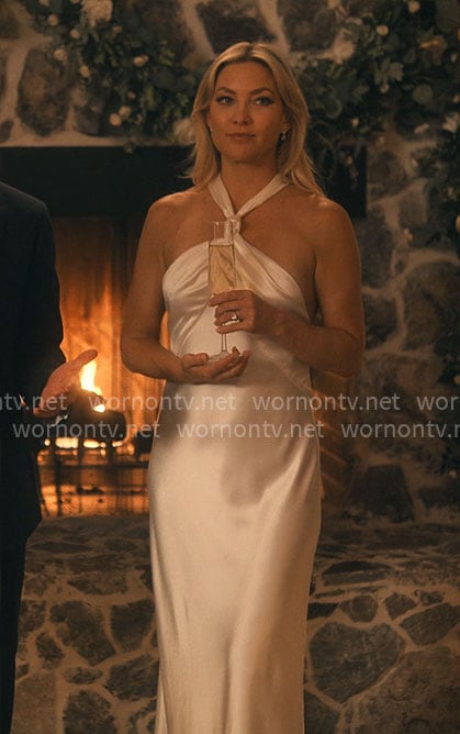 Isla’s engagement party dress on Running Point