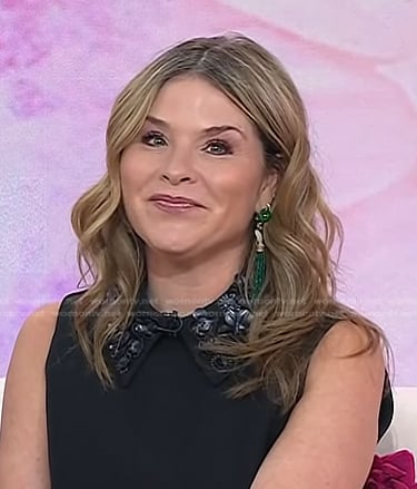 Jenna’s green tassel drop earrings on Today